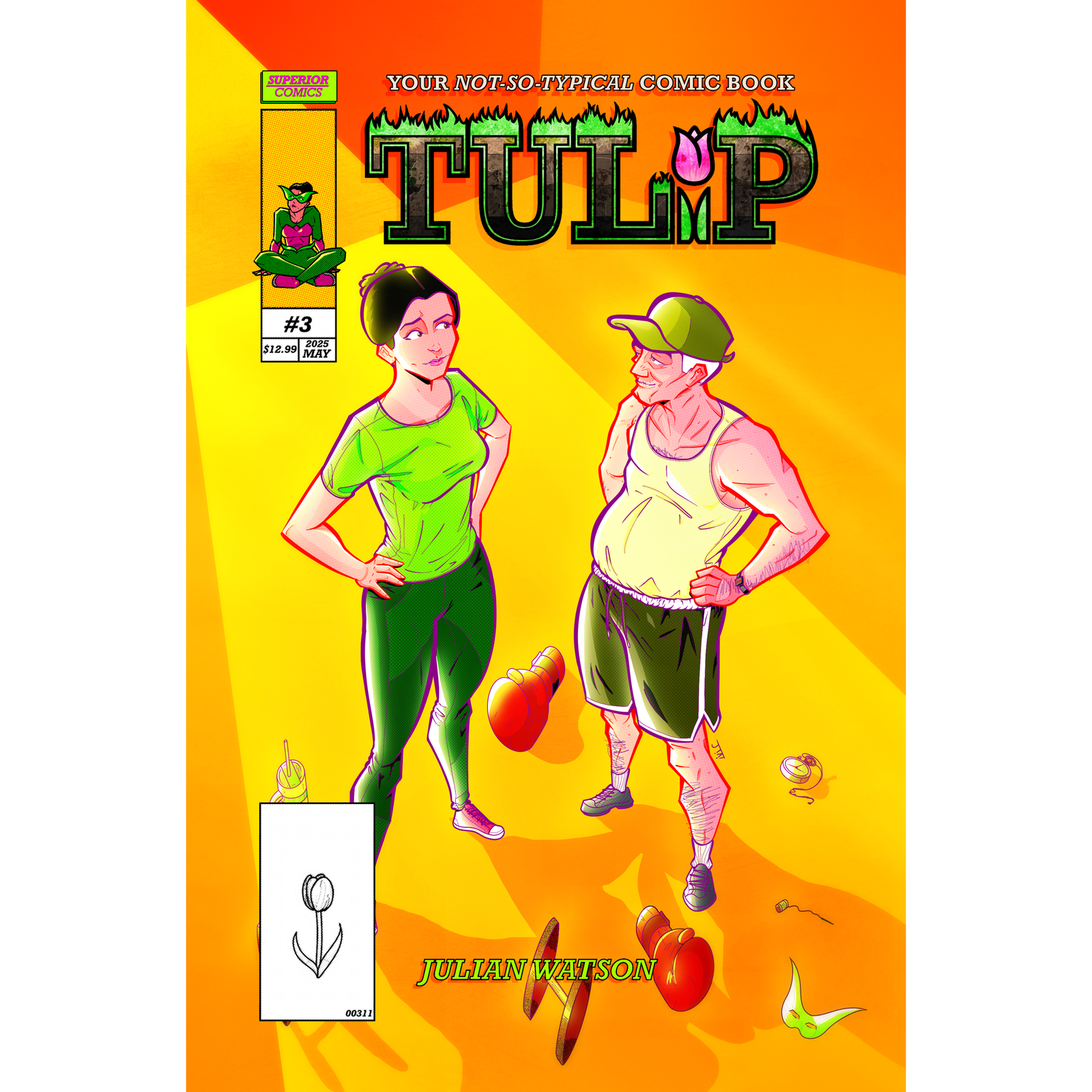Tulip #3 —Print Edition | Indie Superhero Comic Book | Superior Comics